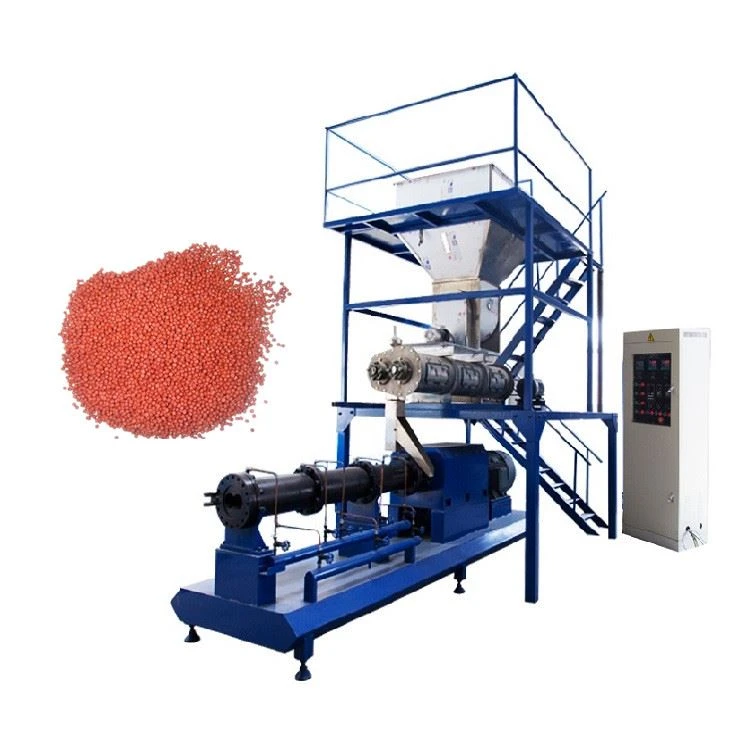 Description of pelagus features piscis feed extruder machina